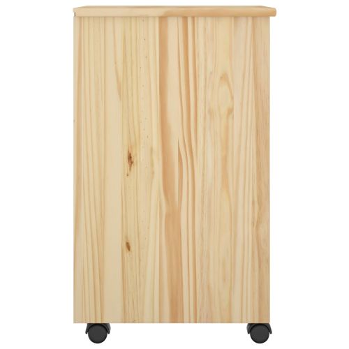 Плъзгащ кабинет Кафяво 34 x 39 x 65,5 cm Масивна боровина