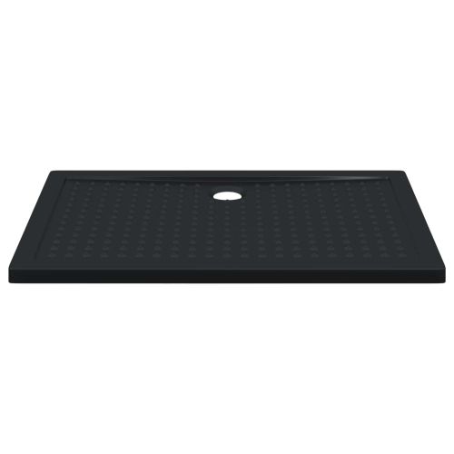 Основен трей за душ с точки Черен 120 x 80 x 4 см ABS