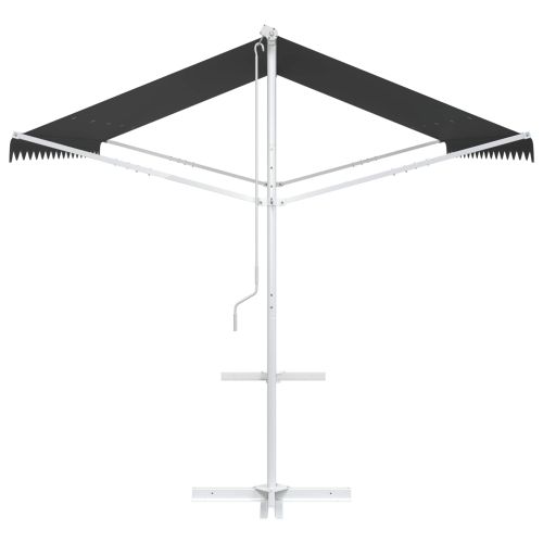 Самостоятелен сенник Антрацит 4 × 3 m Полиестер