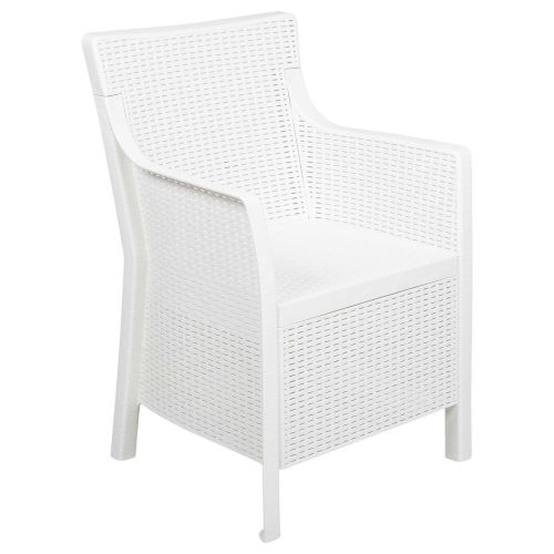 Комплект за отдих с възглавница 3 pcs Бяло ПП