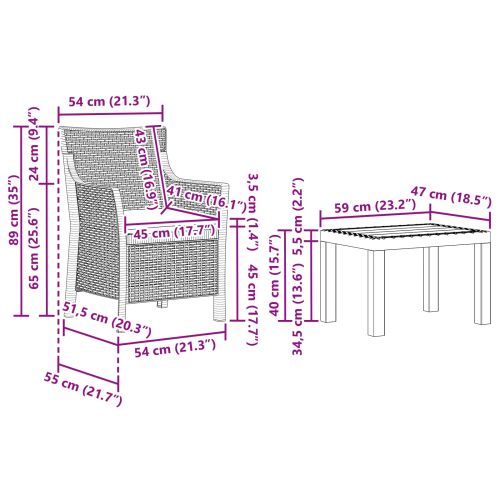 Комплект за отдих с възглавница 3 pcs Бяло ПП