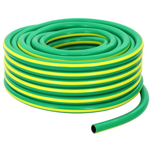 Градинска маркучка 5 слоя Зелен и жълт 1 / 2'' 100 м ПВЦ