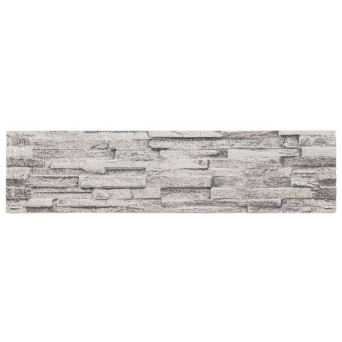 Стенни панели 10 pcs Светлосиво 100 x 25 cm EPS пяна