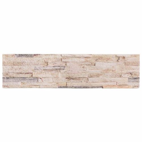 Стенни панели 10 pcs Бяло и червено 100 x 25 cm EPS пяна
