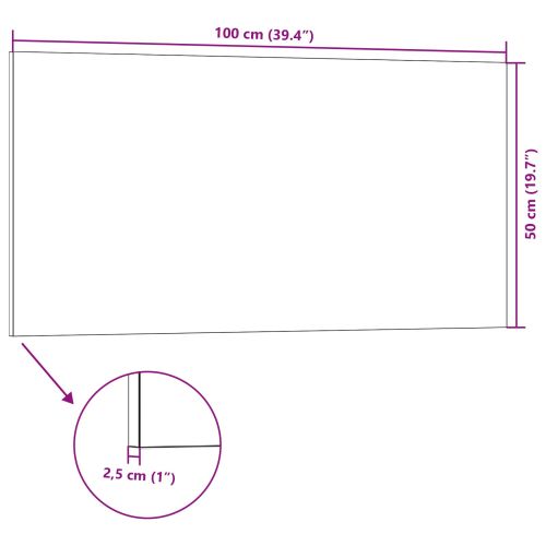 Стенни панели 10 pcs Кафяво 100 x 50 cm EPS пяна