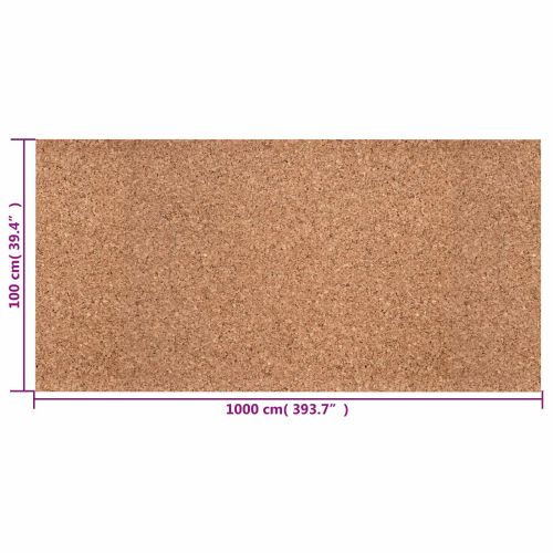 Коркова ролка Кафяво 100 x 1000 x 0,5 см Корк