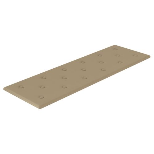 Стенно табло за легло 12 pcs Капучино 90 x 30 cm Изкуствена