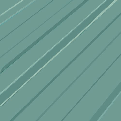 Покривен панел 12 pcs Зелен 129 x 45 см Поцинкована стомана