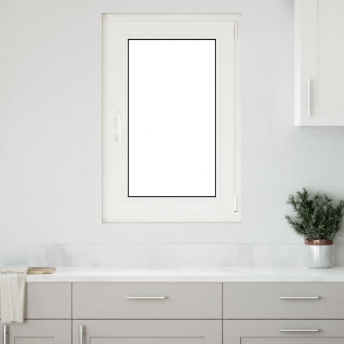 Прозорец за мазе RISOR 60 x 80 cm PVC и стъкло Антрацит