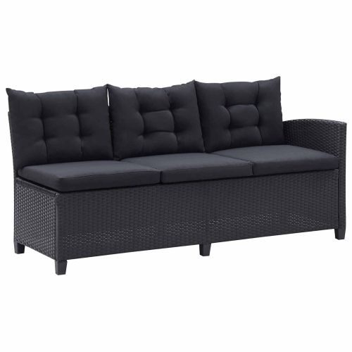 Комплекти за външни мебели Черно полиратан