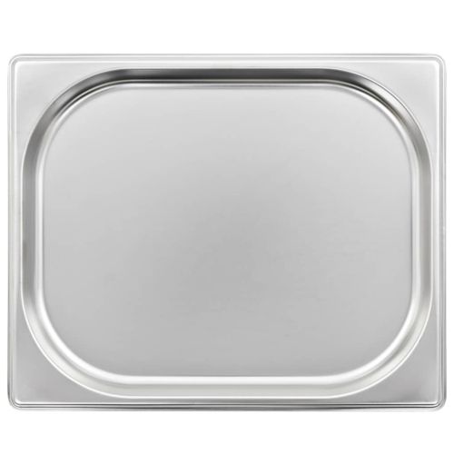 Гастронорм контейнери 8 бр GN 1/2 20 мм неръждаема стомана