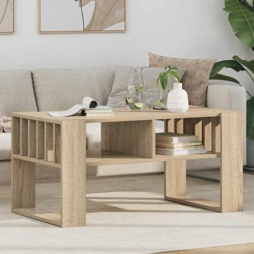 Масичка за кафе Сонома дъб 92 x 49,5 x 45 см Инженерно дърво