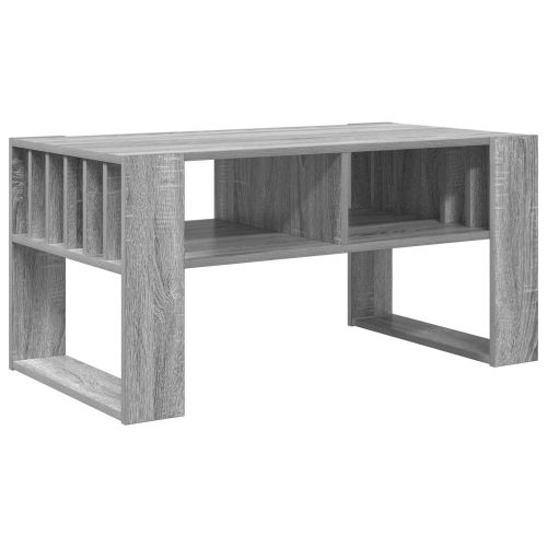 Масичка за кафе Сив Сонома 92 x 49,5 x 45 см Инженерно дърво