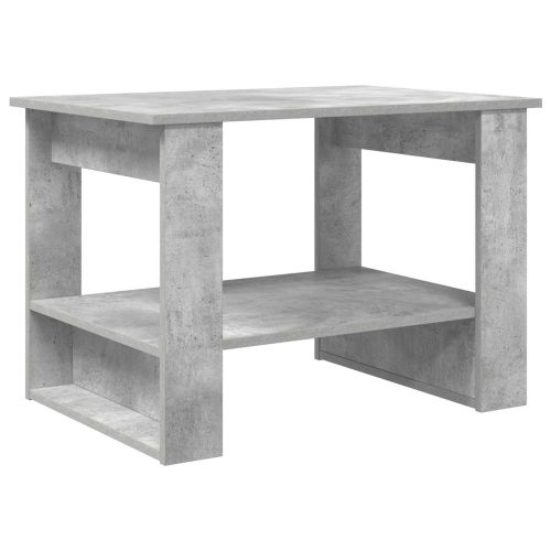 Масичка за кафе Циментено сиво 72 x 50 x 50 см Инженерно дърво