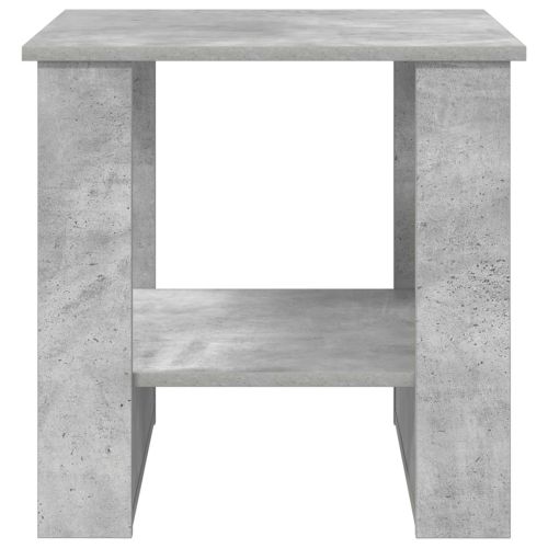 Масичка за кафе Циментено сиво 51 x 50 x 50 см Инженерно дърво
