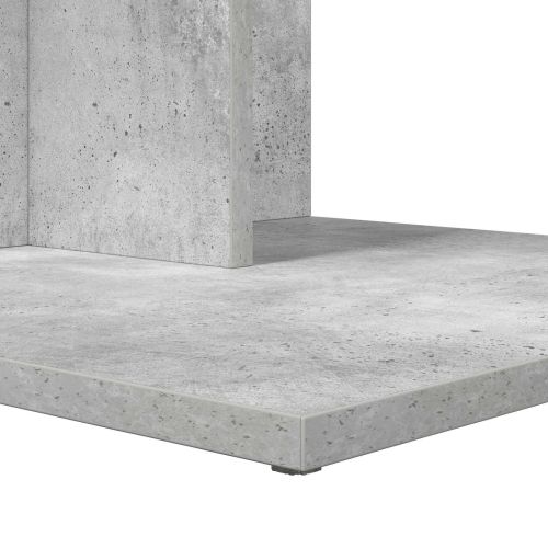 Странична маса Циментено сиво 45 x 40 x 62,5 см Инженерно дърво