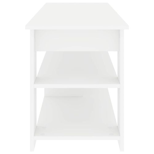 Стойка за телевизор Бяло 100 x 40 x 50 cm