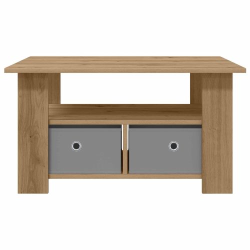 Масичка за кафе с чекмедже Дъб 77 x 55 x 42 см Инженерно дърво
