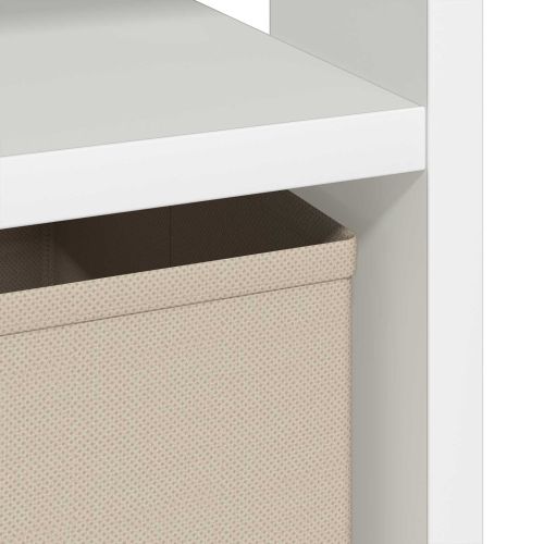 Нощно шкафче 2 pcs Бяло 41 x 40 x 45 см Инженерно дърво