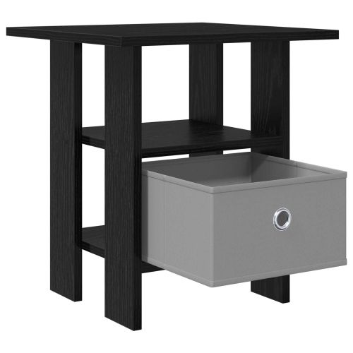 Нощно шкафче Черния дъб 41 x 40 x 45 см Инженерно дърво