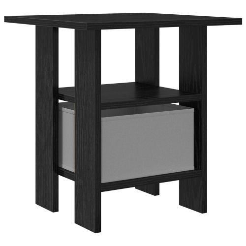 Нощно шкафче 2 pcs Черния дъб 41 x 40 x 45 см Инженерно дърво