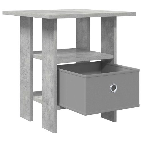 Нощно шкафче с чекмедже 2 pcs Циментено сиво 41 x 40 x 45 см