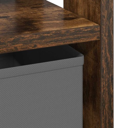 Нощно шкафче 2 pcs Димян дъб 41 x 40 x 45 см Инженерно дърво