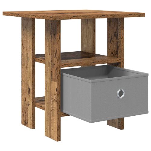 Нощно шкафче 2 pcs Старо дърво 41 x 40 x 45 см Инженерно дърво