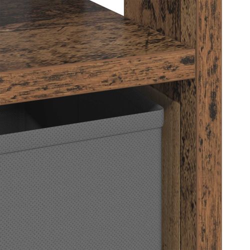 Нощно шкафче 2 pcs Старо дърво 41 x 40 x 45 см Инженерно дърво