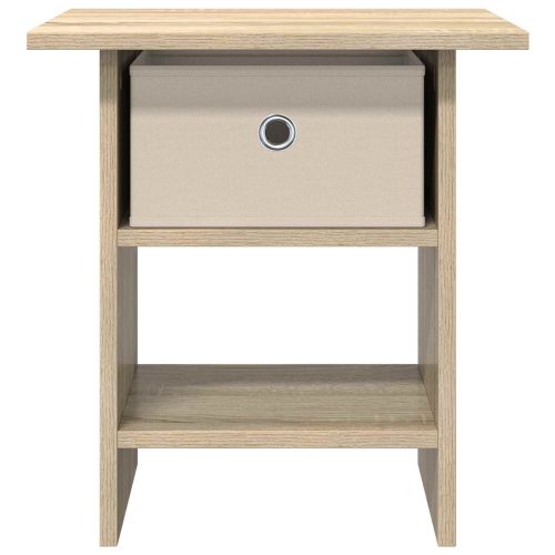 Нощно шкафче 2 pcs Сонома дъб 41 x 40 x 45 см Инженерно дърво