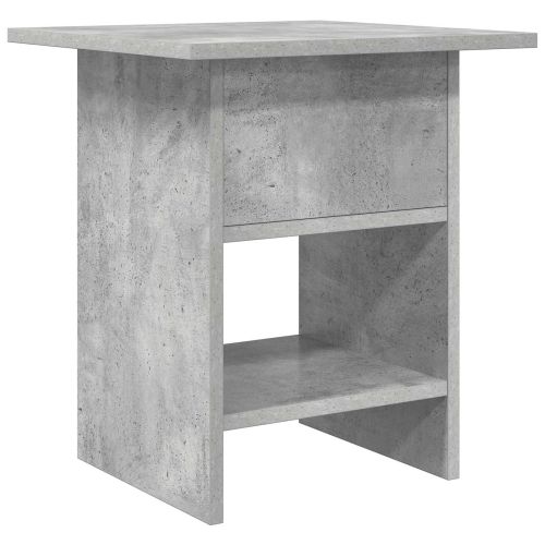 Нощно шкафче Циментено сиво 41 x 40 x 45 см Инженерно дърво