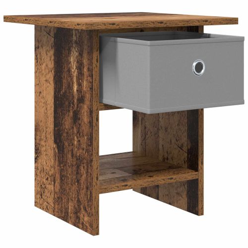 Нощно шкафче 2 pcs Старо дърво 41 x 40 x 45 см Инженерно дърво