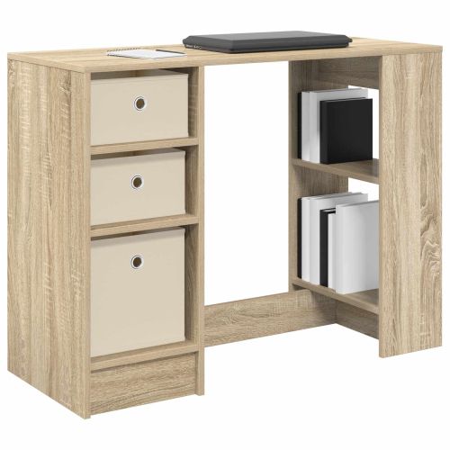 Бюро с чекмедже Сонома дъб 100 x 40 x 75 cm Инженерно дърво