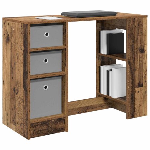 Бюро с чекмедже Старо дърво 100 x 40 x 75 cm Инженерно дърво