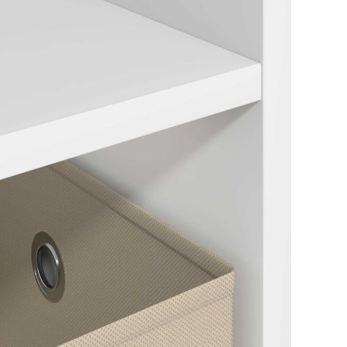 Стойка за телевизор с чекмедже Бяло 79 x 40 x 48 см