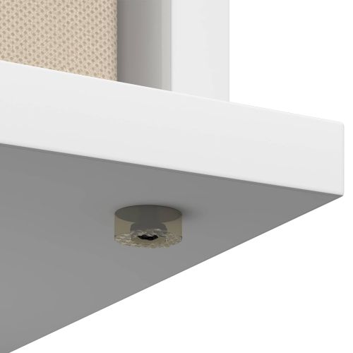 Стойка за телевизор с чекмедже Бяло 79 x 40 x 48 см