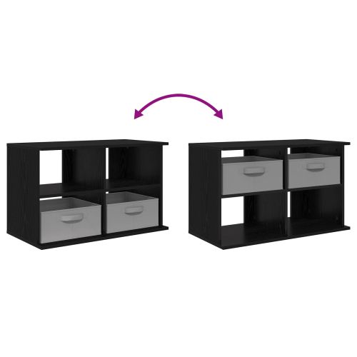 Стойка за телевизор с чекмедже Черния дъб 79 x 40 x 48 см