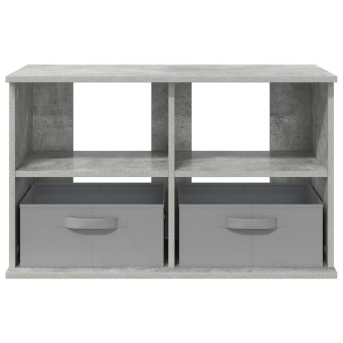 Стойка за телевизор с чекмедже Циментено сиво 79 x 40 x 48 см