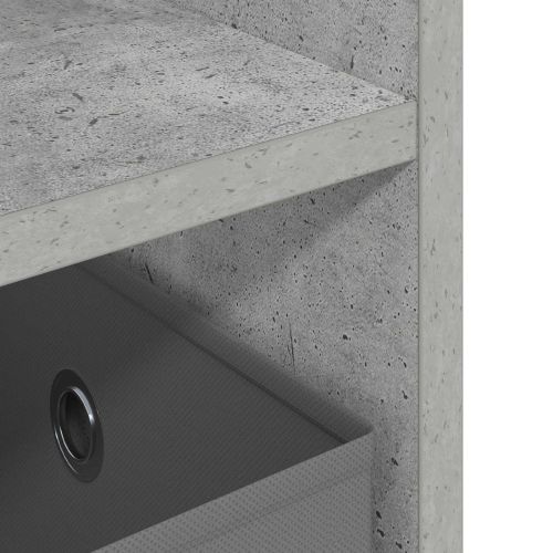 Стойка за телевизор с чекмедже Циментено сиво 79 x 40 x 48 см