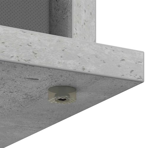 Стойка за телевизор с чекмедже Циментено сиво 79 x 40 x 48 см