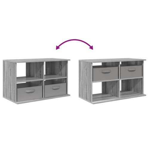 Стойка за телевизор с чекмедже Сив Сонома 79 x 40 x 48 см