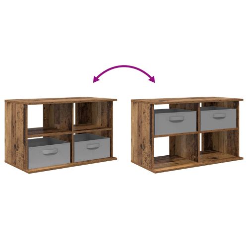 Стойка за телевизор с чекмедже Старо дърво 79 x 40 x 48 см