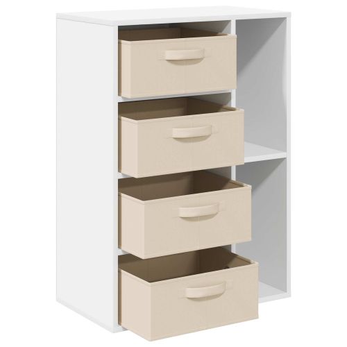 Служебен шкаф с чекмедже Бяло 60 x 33,5 x 84 см