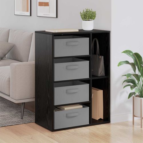 Служебен шкаф с чекмедже Черния дъб 60 x 33,5 x 84 см