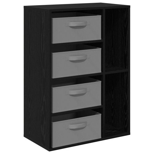 Служебен шкаф с чекмедже Черния дъб 60 x 33,5 x 84 см