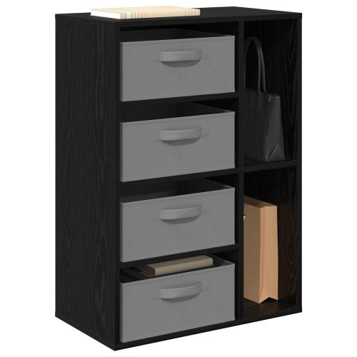 Служебен шкаф с чекмедже Черния дъб 60 x 33,5 x 84 см