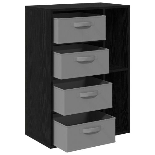 Служебен шкаф с чекмедже Черния дъб 60 x 33,5 x 84 см