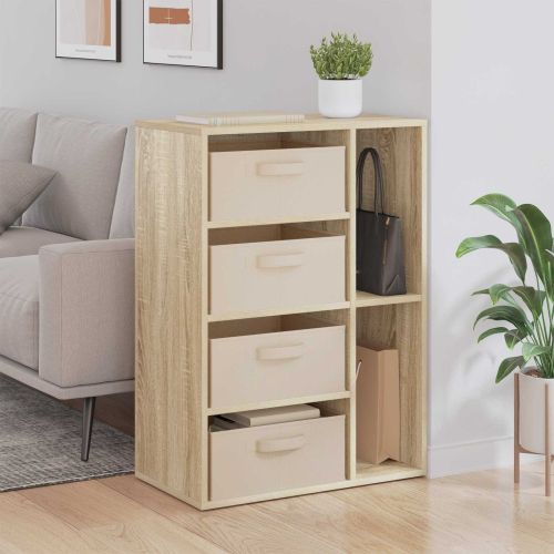 Служебен шкаф с чекмедже Сонома дъб 60 x 33,5 x 84 см