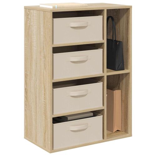 Служебен шкаф с чекмедже Сонома дъб 60 x 33,5 x 84 см