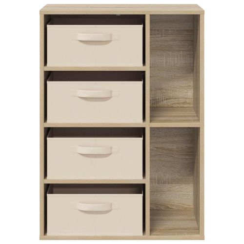 Служебен шкаф с чекмедже Сонома дъб 60 x 33,5 x 84 см